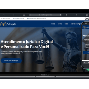 Template Site para Advogado 100% Responsivo